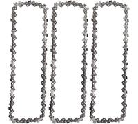 Premium 3-Pack 10-Inch Chainsaw Chain For Einhell GC-LC 18/25 Li, GE-LC 18/25 Li, Compatible with for Husqvarna 436 Li, 536 Li, 536 LiXP - 3/8" 0.043 40LD OEM Code