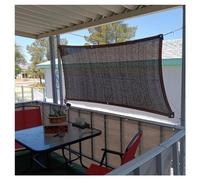 Premium Plant E Cloth 4 x 8 m (13.1 x 26.2 pies) - Red versátil de invernadero de jardín, red de privacidad con bloqueo solar, tela negra e con ojales para uso en exteriores