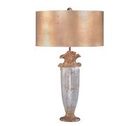 Premium Tischleuchte Movila 76cm Alto Pintado a Mano E27 Mesa de Noche Salón