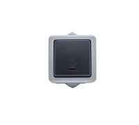 Prendeluz - Pulsador Led luminoso estanco IP54 10A 250V