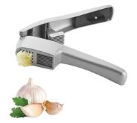 Prensa de ajos de cocina 2 en 1, Picador de Ajo Fácil de Usar y Limpiar, Aplasta Ajo & Jengibre sin Pelar & sin Esfuerzo, A Prueba de Fugas, fácil de exprimir, Prensador de Ajos Resistente y Duradero