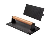Prensa de Bacon Aplastador Rectangular de Hierro Resistente | Prensa Metálica Para Parrilla De Bacon Y Hamburguesas para Hamburguesa Tortilla Preparación de Comidas Cocinar Acampada