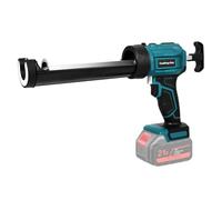 Prensa de cartuchos de batería para Makita de 18 V, pistola de cartuchos con batería con luz LED para cartuchos de 300 ml, 4 velocidades, antigoteo, prensa de cartuchos eléctrica para sellar