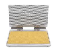 Prensa Manual de base de cera de abejas, molde de base de panal de aluminio for apicultores, for fabricación profesional de láminas de cera DIY de 22*42cm
