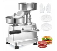 Prensa profesional para hamburguesas - Prensa para hamburguesas comercial - Máquina para hacer hamburguesas - Prensa manual para carne redonda