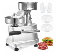 Prensa profesional para hamburguesas - Prensa para hamburguesas comercial - Máquina para hacer hamburguesas - Prensa manual para carne redonda