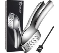 Prensador de ajo, extra resistente, utensilio de cocina, triturador de ajo