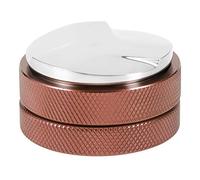 Prensador de café con base de 3 pendientes angulados de 58 mm, distribuidor y nivelador de café de acero inoxidable, herramienta de prensado de polvo de altura ajustable con (58mm)