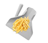 Prensador de moscas francesas, cuchara para patatas fritas, cuchara para patatas fritas, espátula para patatas fritas, espátula para patatas fritas con asa, utensilios de cocina, portátil, de