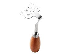Prensador De Patatas - Mango De Madera Acero Inoxidable Alimentario, Triturador De Alimentos Manual, Machacador | Herramienta Cocina Ergonomica Para Fruta Aguacate Verdura Puré Carne Restaurante