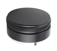 Prensador y distribuidor de café de acero inoxidable, nivelador de café 2 en 1 con altura ajustable y mango ergonómico de aluminio, ideal para preparar espresso en casa o en