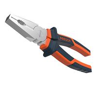 Presch alicates universales 180 mm - templados en aceite acero CRV con mango 2 componentes y superficies dentadas