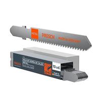 Presch Hojas de sierra de calar Metal 10 ud. - Cortes precisos en chapas de grosor medio (2,5-6mm) - Hojas duraderas con vástago en T para todas las sierras de calar - Hojas de sierra de calar