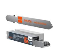 Presch Hojas de sierra de calar Metal 10 ud. - Cortes precisos en chapas finas (1-3mm) - Hojas duraderas con vástago en T para todas las sierras de calar - Hojas de sierra de calar para metal
