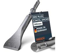 PRESCH SDS plus Cincel Ancho - Extremadamente robusto, duradero, con 30mm de anchura de corte - Para todos los trabajos de demolición (longitud 140mm) - Acero de alto rendimiento para golpes potentes