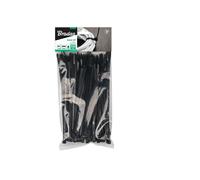 Presillas negras bradas ts1188400b, pack de 100 unidades, ideales para