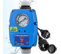 PRESSCONTROL - PRESS CONTROL con cable PRESOSTATO DE CONTROL con MANOMETRO - PRESOSTATO regolabile - PRESCONTROL para bomba de agua, Controlador automatico de la bomba