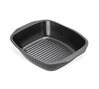 Prestige Bandeja para asar grande - Bandeja antiadherente para hornear con bandeja integral para asar 42 x 34,5 x 9 cm, acero al carbono de calibre pesado y bandeja de horno apta para lavavajillas