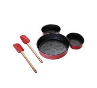 Prestige Juego de 2 utensilios para hornear Disney con Mickey Mouse con 3 piezas de lata para tartas de Mickey Head y espátula de silicona