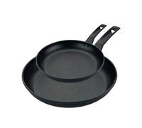 PRESTIGE Juego de 9 sartenes antiadherentes para inducción, 21/29 cm, resistentes a los arañazos, antiadherentes, se mantienen frías, asas de fácil agarre, utensilios de cocina aptos para horno y