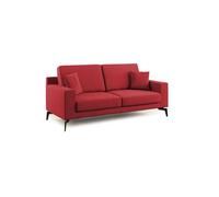 Prestige sofá moderno en microfibra desmontable 186 cm rojo