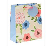 Pretty Artistic Floral Theme Medium Bolsa de regalo con etiqueta de regalo Essentials 689195