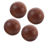 PRETYZOOM 4 Piezas Bola Decorativa de Sapele del Hogar Accesorio Decorativo para Llenar Cuencos y Realzar Ambientes