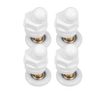 PRETYZOOM 4 Piezas Rodillos para Puerta de Ducha Repuesto Ruedas para Mampara Corredera Baño Fácil Instalación Compatibles con Puertas de Vidrio Deslizantes