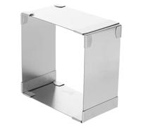 PRETYZOOM Acero Inoxidable Molde Reutilizable para Mousse, Anillo Cuadrado | Reutilizable, Desmolde Fácil y Superficie Lisa, para Horneado DIY y Corte de Masa Color Plata Varios estilos