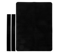 PRETYZOOM Alfombrilla para Estufa Eléctrica de Silicona Negra Extra Grande