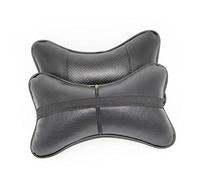 PRETYZOOM Almohada para Cuello de Coche Diseño Reducido con Funda de Algodón y Cremallera, Cojín Cervical Negro para Reposacabezas, Soporte Cómodo para Viajes
