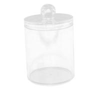 PRETYZOOM Caja Transparente para Hisopos Algodón con Diseño Compacto Almacenamiento Hermético Antimoho para Baño y Tocador Organizador Práctico para Mantener Orden el Hogar