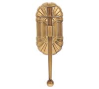 PRETYZOOM Candelabro Colgante de Pared Aplique de Pared de Hierro Dorado Vintage para Hoteles y Salas de Estudio