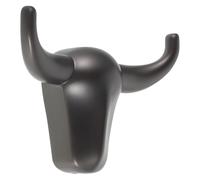 PRETYZOOM Gancho de Pared Creativo Forma de Cabeza de Toro, Aleación de Zinc Resistente, Instalación Fácil, Diseño Moderno y Elegante para Colgar Abrigos y Accesorios