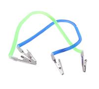 PRETYZOOM Pinzas para Babero de Plástico E Hierro Color Aleatorio para Cuidado de Ancianos y Alimentación Sujetadores Livianos para Bufandas y Servilletas, Pack de 2 Piezas