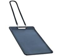 PRETYZOOM Sartén para Parrilla de Barbacoa Antiadherente de Hierro con Mango Plegable Pequeño Rectangular para Uso Diario y Familiar