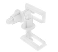 PRETYZOOM Tornillos de Expansión para Tapa Wc de Plástico Pp Instalación Rápida y 2 Piezas para Accesorios de Asiento de Inodoro Blanco