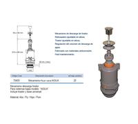 Prhie descargador cisterna baja aigua de tirador 70400