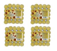 Prices Citronella Tealight Candles Mosquito Fly Insect Repeller Pack Of 100 by Prices Candles