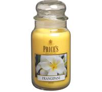 Price's - Frangipani Vela en tarro grande, dulce, deliciosa, fragancia de calidad, aroma de larga duración, hasta 150 horas de tiempo de combustión