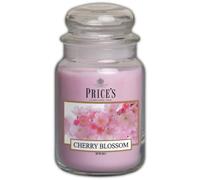 Price's - Vela en tarro grande de flor de cerezo - Dulce, deliciosa fragancia de calidad - Aroma de larga duración - Hasta 150 horas de tiempo de combustión