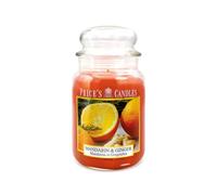Price's - Vela en tarro grande de mandarina y jengibre - Dulce, deliciosa y de calidad - Aroma de larga duración - Hasta 150 horas de tiempo de combustión