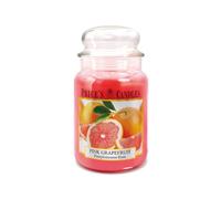 Price's - Vela en tarro grande de pomelo rosa - Dulce, deliciosa fragancia de calidad - Aroma de larga duración - Hasta 150 horas de tiempo de combustión