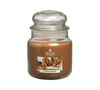 Price's - Vela en tarro mediano de canela - Dulce, deliciosa fragancia de calidad - Aroma de larga duración - Hasta 90 horas de tiempo de combustión
