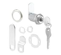 Prime-Line Defender Security U 9945KA - Cerradura para cajones y gabinetes, 1-1/8 Pulgadas, Fundido, Acero Inoxidable, 13/16 Pulgadas máx. Panel
