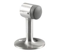 Prime-Line productos J 4547 tope para puerta, soporte de suelo, 1 agujero, cepillado cromo fundido Latón