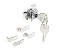 Prime-Line productos S 4573 buzón Lock, 5 Cam, acabado de níquel, nacional cerrajero, se abre sentido antihorario, rotación de 90º