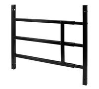 Prime-Line Productos S 4747 3 Barra Fija Ventana Guardia, 14 Pulgadas - 22 Pulgadas x 15 Pulgadas, Negro