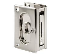 Prime-Line Products N 7367 bolsillo para puerta de privacidad Lock con pestaña, 3 - 3/4-inch, níquel satinado