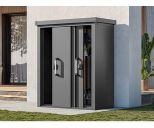 PRIMEYARD 150 x 78 cm Armario exterior L, antracita - (GFPV00924)